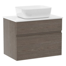 BLATNA тумба 70см подвесная, со столешницей, 2 ящика, ильм бергамо, IMPRESE (f3278Dr(1))