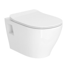 IMPRESE ALBA унiтаз пiдвiсний 52,5*36*40см з твердим сидiнням slow-closing, (i11201)