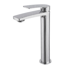 CANTE змішувач для умивальника високий, 26мм, cepillado níquel, VOLLE (1512.011302)