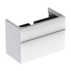 Geberit 500.354.00.1 Smyle Square Шафка під умивальник 90см, з двома шухлядами, колір білий глянець