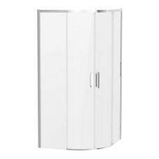 VOLLE SOLO душевая кабина 90 * 90 * 195 см, профиль cromo, стекло прозрачное 6мм, без поддона, (1010.114501)