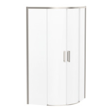 SOLO душова кабіна 90 * 90 * 195 см, профіль cepillado níquel, скло прозоре 6мм, без піддону, VOLLE (1010.114502)