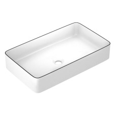 BLACK EDGE умивальник накладний 60,5*35,5*11,5см прямокутний, IMPRESE (i11099)