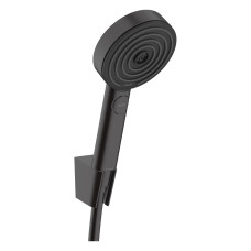 PULSIFY SELECT душ набір (ручний душ -3р, тримач, шланг -125см),чорний матовий, HANSGROHE (24302670)