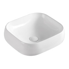 VOLLE DIOS 2 раковина 44*39*14см накладна без отвору під змішувач, (1301.004832)