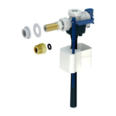 TYPE 333 впускной клапан, подвод воды сбоку, 3/8" и 1/2", ниппель из латуни, GEBERIT (136.724.00.3)