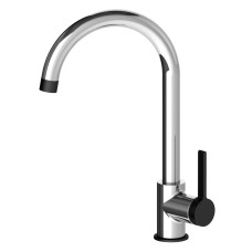 MORA змішувач для кухні, 35 мм, cromo+de la noche, VOLLE (1537.110125)