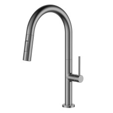 BRAVO C змішувач для кухні з висувним виливом, pistola gris, VOLLE (1500.110306)