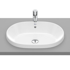 GAP умивальник 55*39см, вбуд., овальний, без отвору пiд змiшувач, ROCA (A3270Y5000)