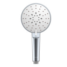 IMPRESE Душ ручний SPR355, 120 мм, 3 режими, дисковий перемикач, self-clean, ABS, біла кришка, хром, (f03600101RR)