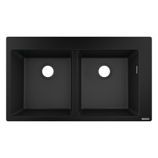 Кухонна мийка кам`яна HANSGROHE 43316170, чорний, HANSGROHE (43316170)
