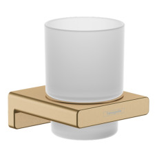 ADDSTORIS стаканчик для зубных щеток, цвет полированная бронза, HANSGROHE (41749140)