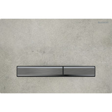 SIGMA50 SQUARE змивна клавіша для подвійного змиву, чорний хром /під бетон, GEBERIT (115.671.JV.2)