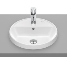 GAP умивальник 40*40 см, вбудований, круглий, з отвором під змішувач, ROCA (A3270Y4000)