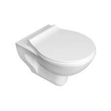 NETKA Rimless унітаз підвісний 53*36*37см, сидіння Duroplast Slim slow-closing, IMPRESE (с065048)