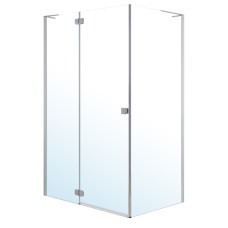 VOLLE BENITA Left душова кабіна 120*80*190см, прямокутна, розпашна, профіль cromo, скло прозоре 8 мм, без піддону, (1017.134600L(3 коробки))
