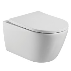 IMPRESE VACLAV унитаз подвесной (52,5*36*33см, rimless, сиденье тонкое duroplast slow-closing), (c06806403)