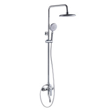 MODUS B система душова (змішувач для душа з виливом, душ d220 мм ABS, лійка 120 мм 3 режими, штанга 140 см, шланг 1500 мм PVC), хром, IMPRESE (t030B08201SR)