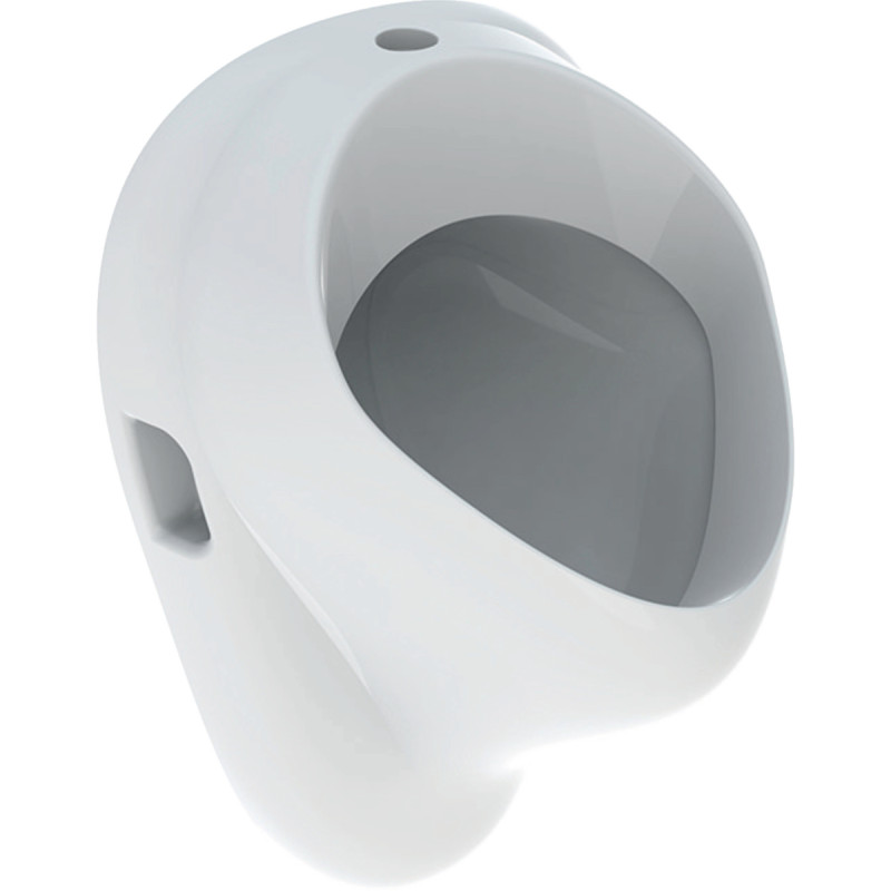 Geberit 502.885.00.1 Felix Пісуар, підвід зверху, відвід прихований або вниз, колір білий глянець