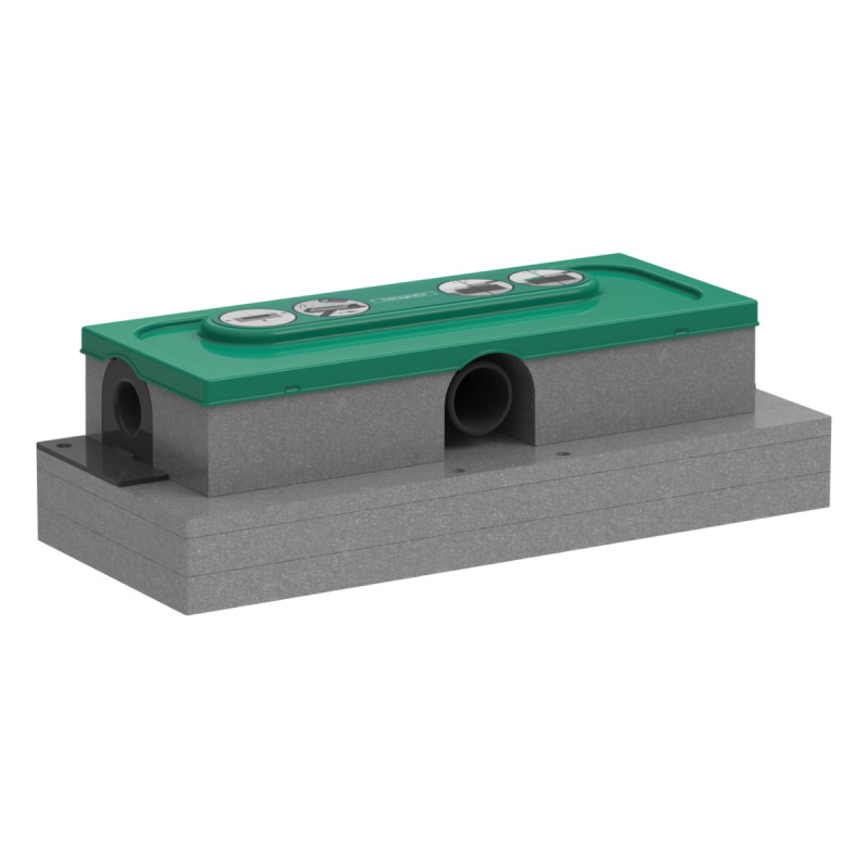 UBOX UNIVERSAL прихована частинадля каналів ø40, HANSGROHE (01000180)