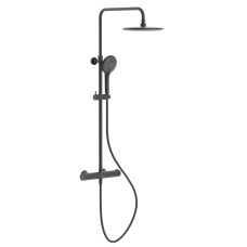 SISTEMA D система душова (R, термостат для душа, душ d250 мм, лійка 3 режими, шланг 1500 мм PVC), de la noche, VOLLE (1598.090104)