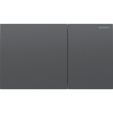SIGMA70 SQUARE змивна клавіша для подвійного змиву, чорний хром /матовий, легко чиститься, GEBERIT (115.622.QD.1)