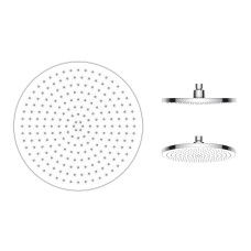 Душ верхній LSR-230BR, d230 мм, ABS, хром, IMPRESE (f02600101AI)