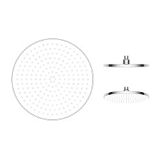 Душ верхній LSR-230BR, d230 мм, ABS, хром, IMPRESE (f02600101AJ)