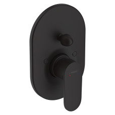 Змішувач для ванни Hansgrohe Vernis Blend без прихованої частини чорний матовий