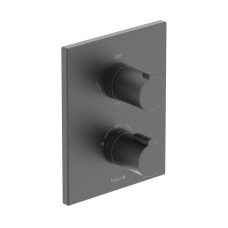 VIOLIK змішувач прихованого монтажу (термостат 3 функції, S), чорний матовий, IMPRESE (f04610810AD)