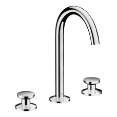 AXOR ONE змішувач для умивальника на 3 отв Select 170, зі зливним гарнітуром, колір хром, AXOR (48070000)