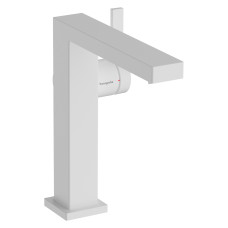 TECTURIS E смеситель для умывальника 150, однорычажный,CoolStart, push-open, цвет белый матовый, HANSGROHE (73040700)