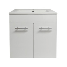 MARO комплект меблів 60см білий: тумба підвісна, 2 ящики + умивальник арт 13-01-395, VOLLE (1927.306007)