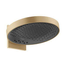 RAINFINITY верхній душ 360 3jet з настінним тримачем, бронза шліфованна, HANSGROHE (26234140)