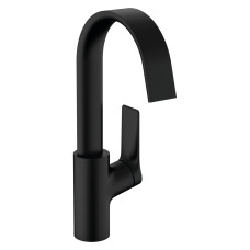 VIVENISзмішувачдля умивальника 210, поворотний,чорний матовий, HANSGROHE (75032670)