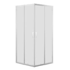 VI`Z new WZ душова кабіна 85*85*195см квадратна, регульований (+/-5cм) профіль білий, скло "Zuzmara", EGER (599-055WZ/1)