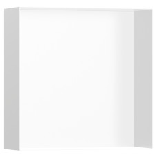 HANSGROHE XtraStoris Minimalistic настінна ніша звбудованою рамою 30*30*10см, білий матовий, HANSGROHE (56073700)