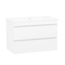 VACLAV комплект мебели 90см белый: тумба подвесная, 2 ящика + умывальник мебельный арт с061010391, IMPRESE (u08506403FK)