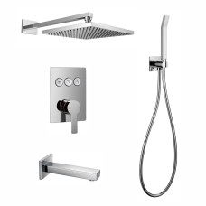 IMPRESE SMART CLICK система душова прихованого монтажу, змішувач 3 функції (ZMK101901202+ZMK101901220+ZMK101901221+ZMK101901230), хром, (ZMK1024010301)