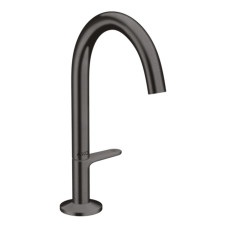 AXOR ONE Select змішувач для умивальника 170, зі зливним гарнітуром push-open, матовий чорний хром, AXOR (48020340)