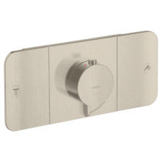 AXOR ONE термостат для 2х споживачів, ПМ, колір шліфованний нікель, AXOR (45712820)