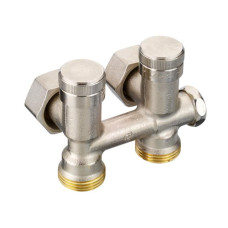 Клапан RLV-K кутовий нікелевий, G1/2 (003L0282)