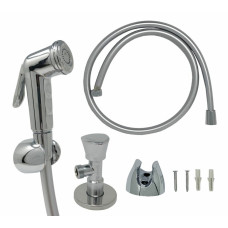 Душовий набір ARCO WP010 1/2X1/2(Шланг+Душова лійка+Настінний кронштейн+ Кран приладовий) (WP010)