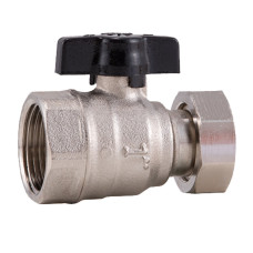 Кран кульовий з накидною гайкою DN 25 (P90025N00)