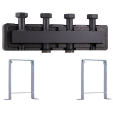 Розподілювач для опалення з кронштейнами 1"1/2 M X 1"1/2RN на 4 групи Barberi (P72040004)