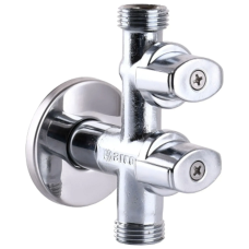 Кран для сантехнічних приладів ARCO 1/2x1/2x1/2 вентильний ГЕЙЗЕР (COMB15MAC)