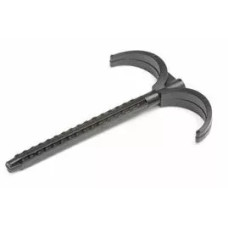 Гак з дюбелем, для кріплення 2 труб без ізоляції до підлоги (257388002)