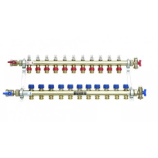 Розподільчий коллектор HKV-D без шарового крану з витратомірами HKV-D V2A 12 (208121003)