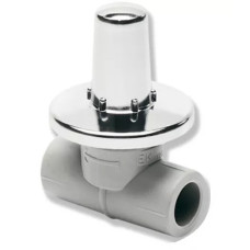 Вентиль під штукатурку прохідний з мет. кришкою 20мм (SVEPLK020X)