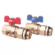 Кульові крани Ду25 для підкл. кіл. 2 шт (088U0822)